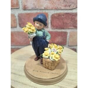 1986 Avon Jessie Wilcox Smith Collection Easter Springtime Figurine In Box